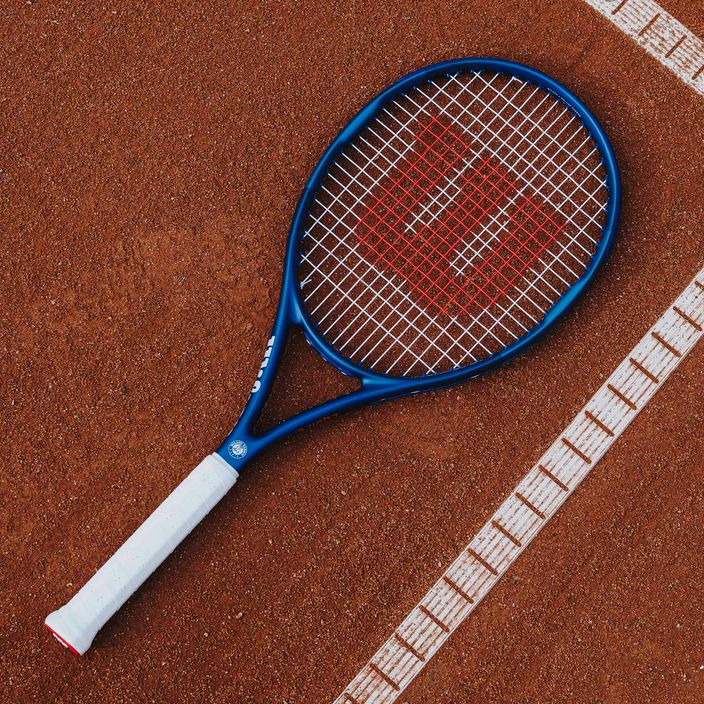 Ракетка тенісна Wilson Roland Garros Equipe HP блакитно-біла WR085910U 7