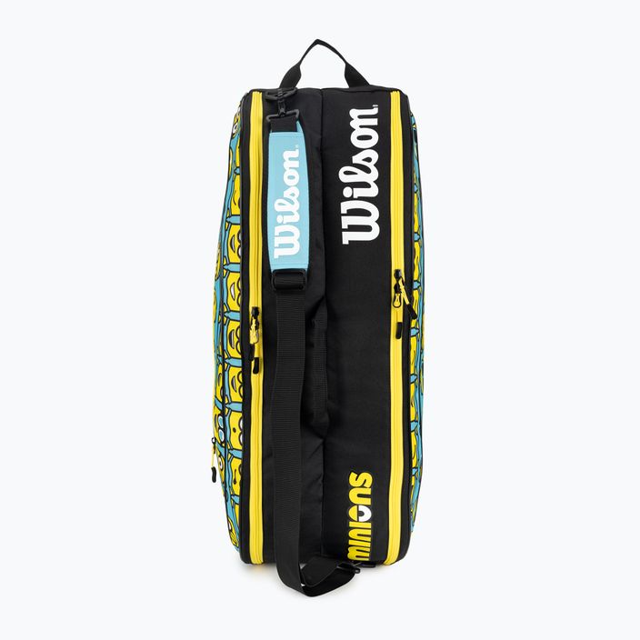 Дитяча тенісна сумка Wilson Minions 2.0 Team 6 Pack синя жовта чорна 5