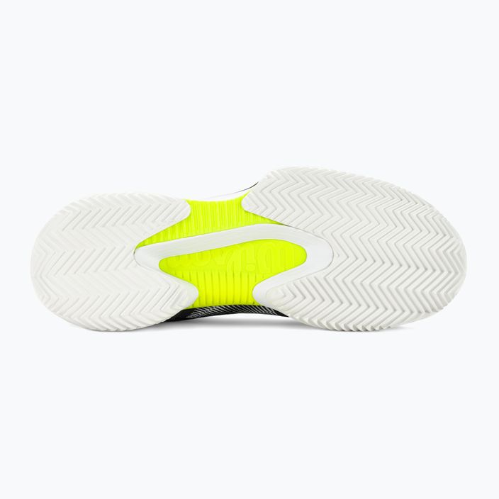 Кросівкі тенісні чоловічі Wilson Kaos Rapide STF Clay white/black/safety yellow 5