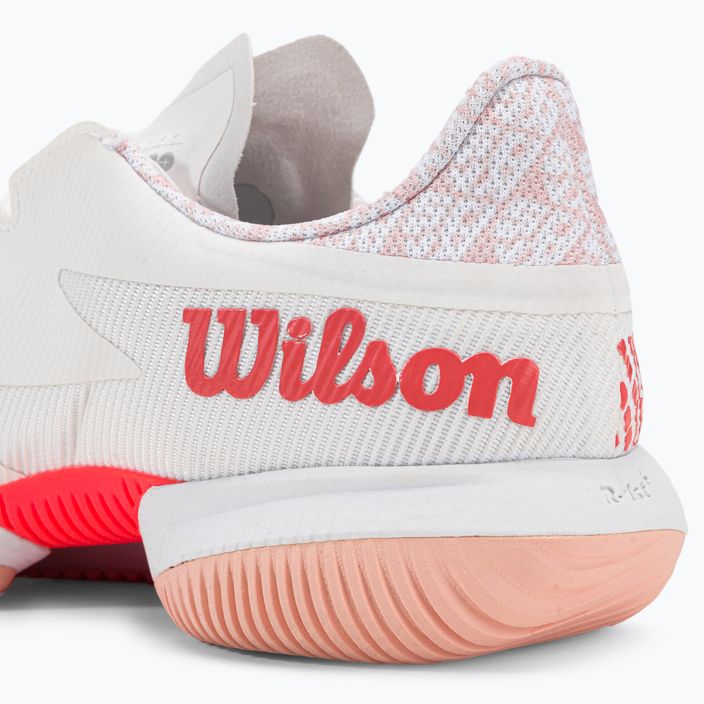 Кросівки для тенісу жіночі Wilson Kaos Swift 1.5 біло-червоні WRS331040 10