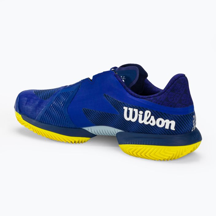 Кросівкі тенісні чоловічі Wilson Kaos Swift 1.5 Clay bluing/sulphur spring/blue print 3