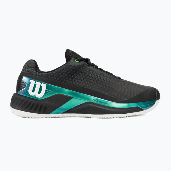 Кросівки для тенісу чоловічі Wilson Rush Pro 4.0 Blade Clay black/black/deep teal 2