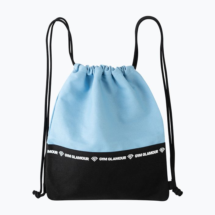 Спортивний мішок жіночий Gym Glamour Gym bag блакитно-чорний 278