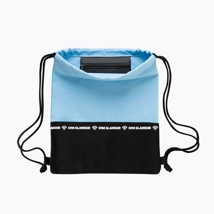 Спортивний мішок жіночий Gym Glamour Gym bag блакитно-чорний 278 3
