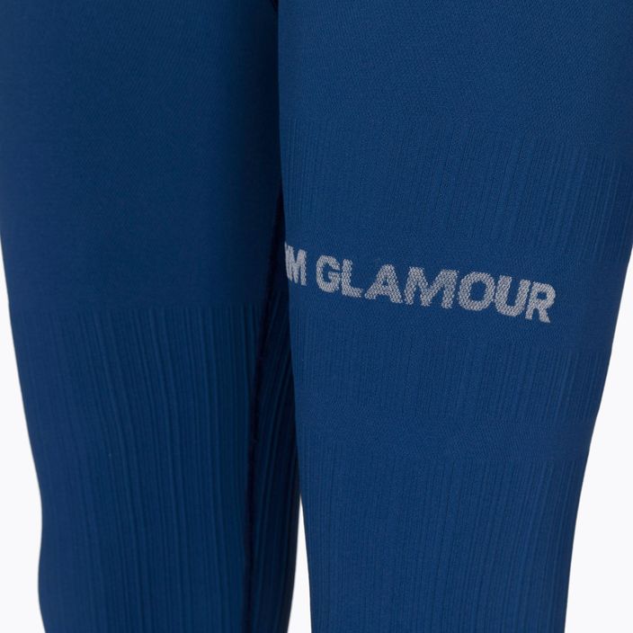 Легінси тренувальні жіночі Gym Glamour Push Up Classic Blue 313 7