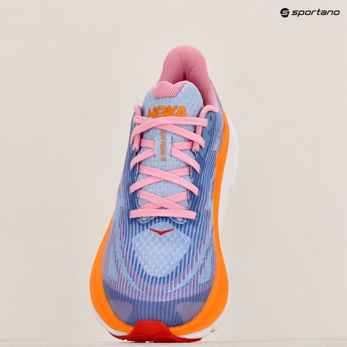 Кросівки для бігу дитячі HOKA Clifton 9 peony/mirage 18