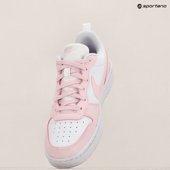 Кросівки Nike Court Borough Low Recraft white/pink foam 9