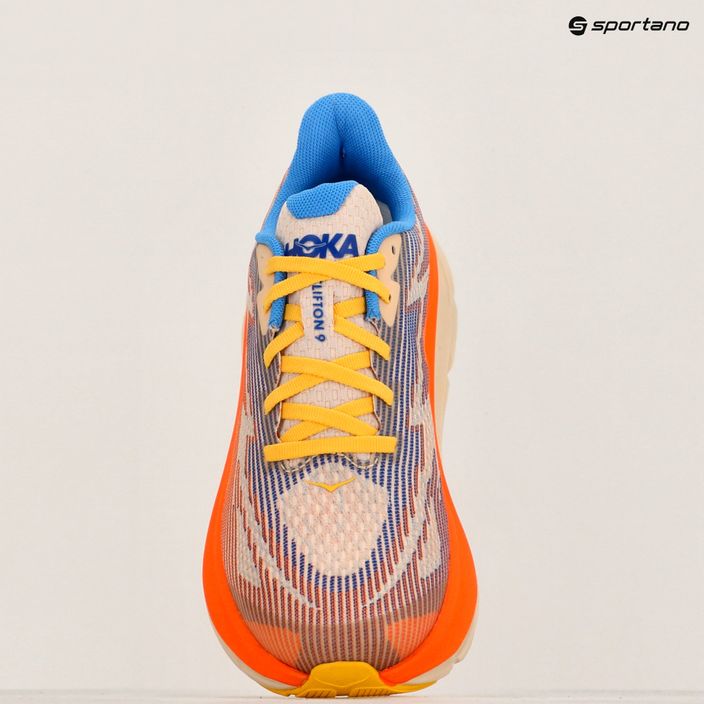 Кросівки для бігу дитячі HOKA Clifton 9 ultramarine/electric tangerine 16