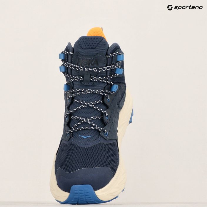 Черевики туристичні чоловічі HOKA Anacapa 2 Mid GTX varsity navy/oat milk 10