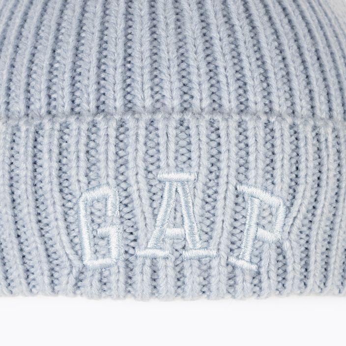 Жіноча шапка GAP V-Logo Beanie ice blue 740 6