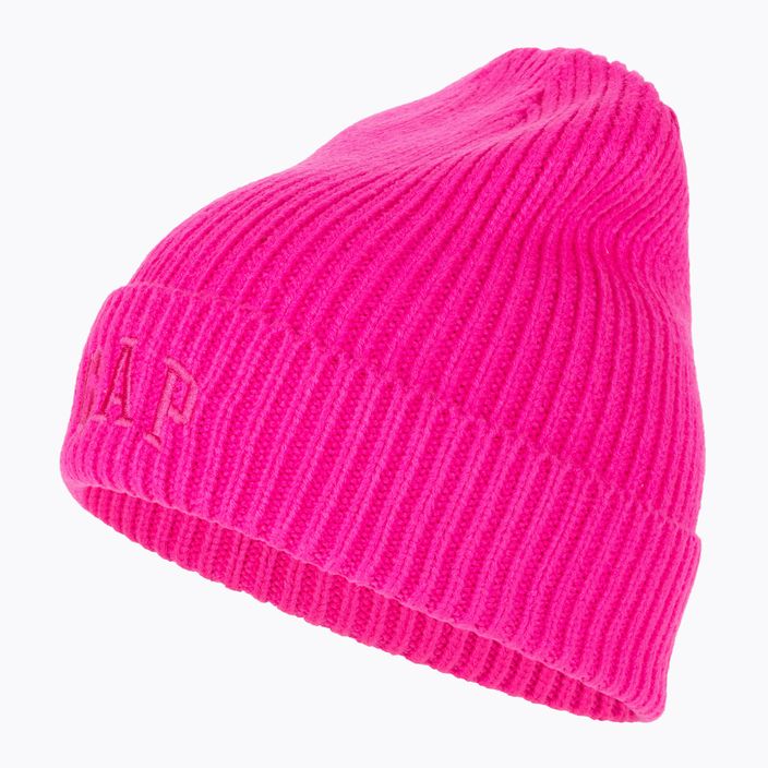 Жіноча шапка GAP V-Logo Beanie виділяється рожевим кольором 3