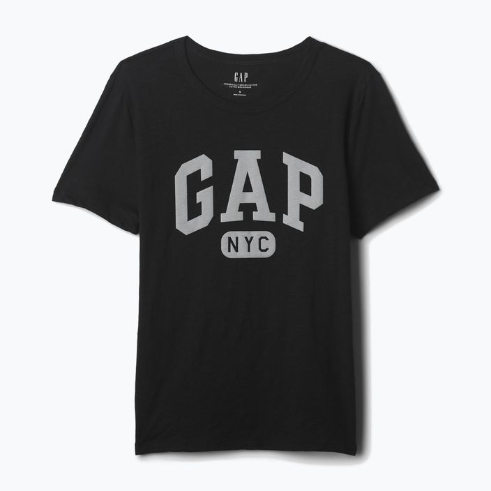Жіноча футболка з логотипом GAP чорна 5