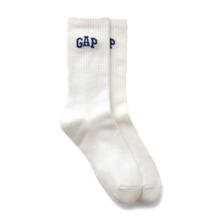 Чоловічі шкарпетки GAP New Logo Crew нові білі 2