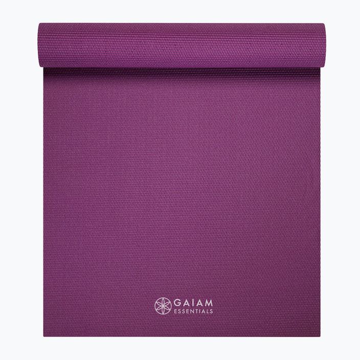 Килимок для йоги  Gaiam Essentials 6 мм фіолетовий 63313 3