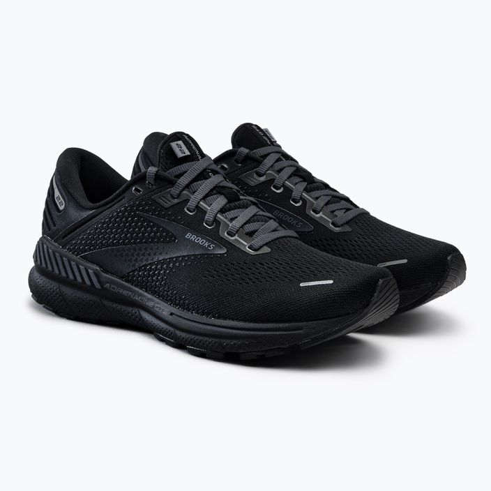 Кросівки для бігу чоловічі Brooks Adrenaline GTS 22 black/black/ebony 5