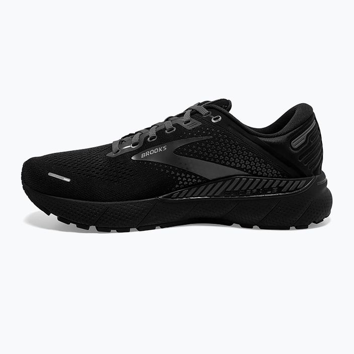Кросівки для бігу чоловічі Brooks Adrenaline GTS 22 black/black/ebony 10