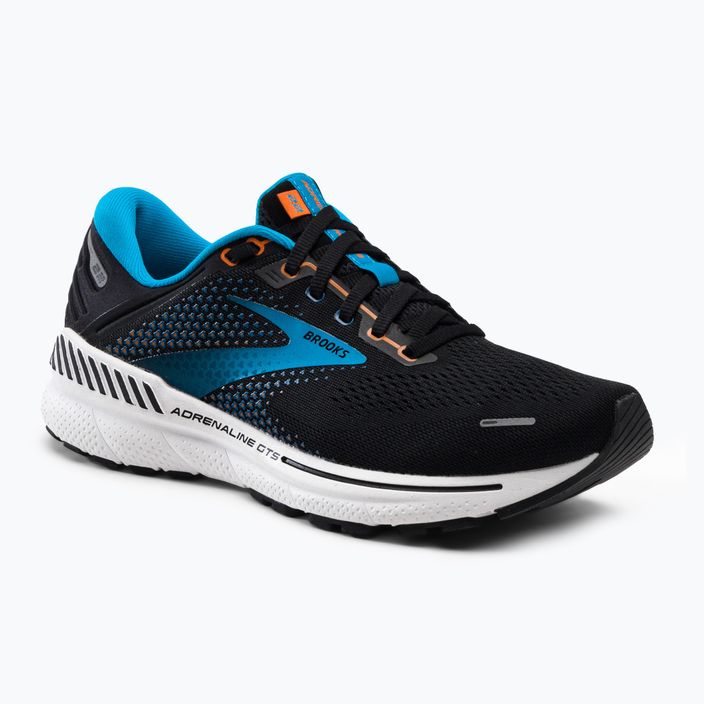 Кросівки для бігу чоловічі Brooks Adrenaline GTS 22 black/blue/orange