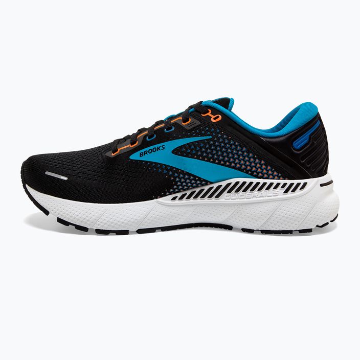 Кросівки для бігу чоловічі Brooks Adrenaline GTS 22 black/blue/orange 11