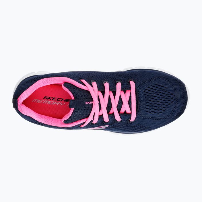 Кросівки тренувальні жіночі SKECHERS Graceful Get Connected navy/hot pink 10