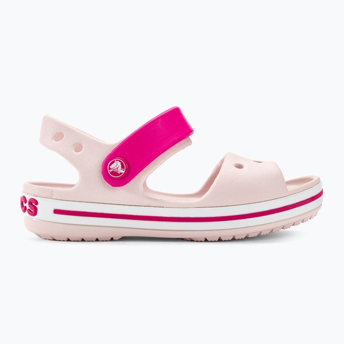 Дитячі сандалі Crocs Crockband ледь рожеві / цукерково-рожеві 2