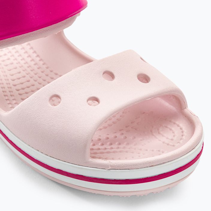 Дитячі сандалі Crocs Crockband ледь рожеві / цукерково-рожеві 7