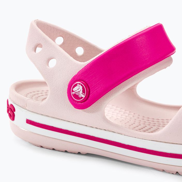 Дитячі сандалі Crocs Crockband ледь рожеві / цукерково-рожеві 8