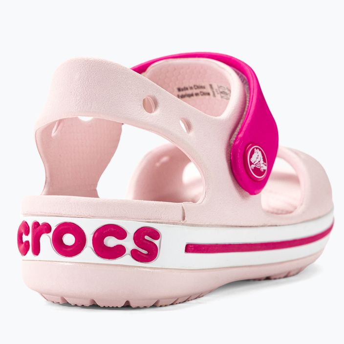 Дитячі сандалі Crocs Crockband ледь рожеві / цукерково-рожеві 9