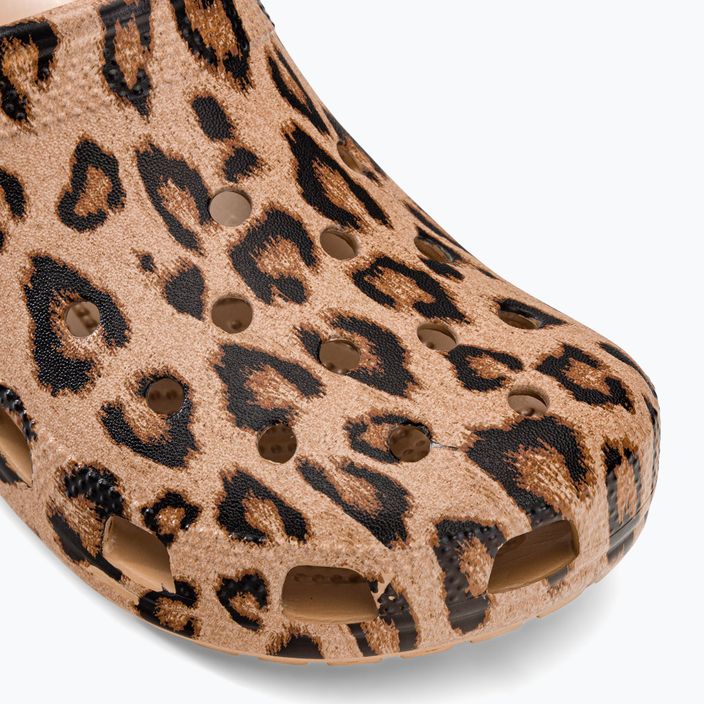 Шльопанці Crocs Classic Printed Clog leopard/gold 8