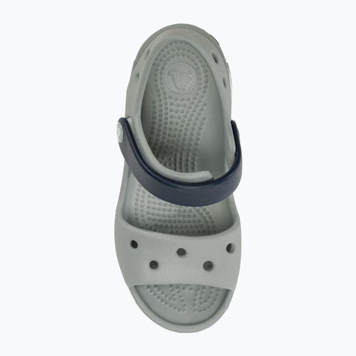 Дитячі сандалі Crocs Crockband світло-сірий / темно-синій 5