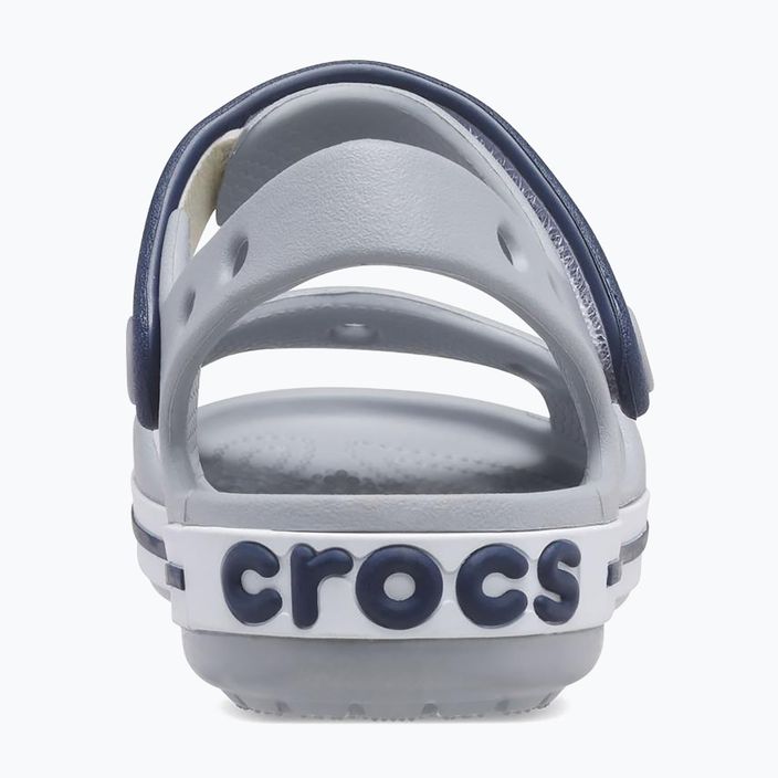 Дитячі сандалі Crocs Crockband світло-сірий / темно-синій 12