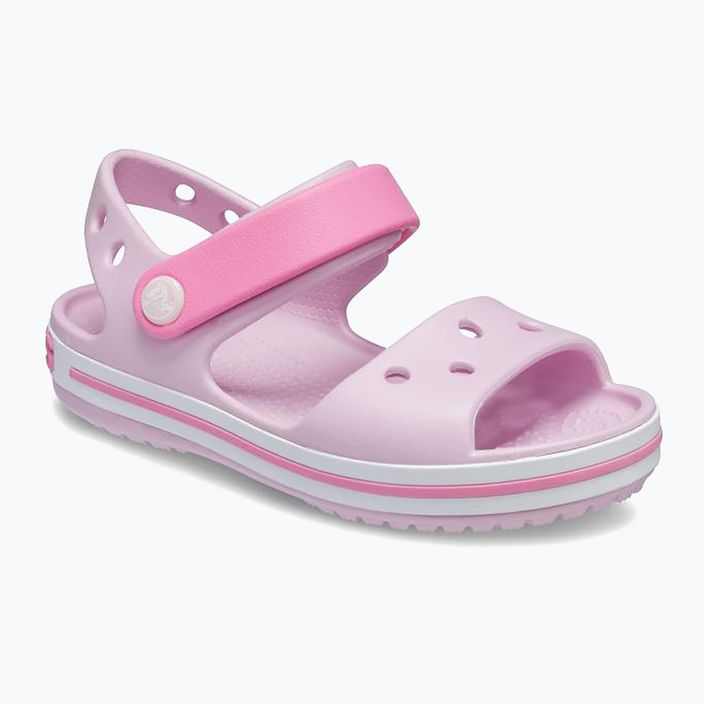 Crocs Crockband Дитячі сандалі балерина рожевий 8
