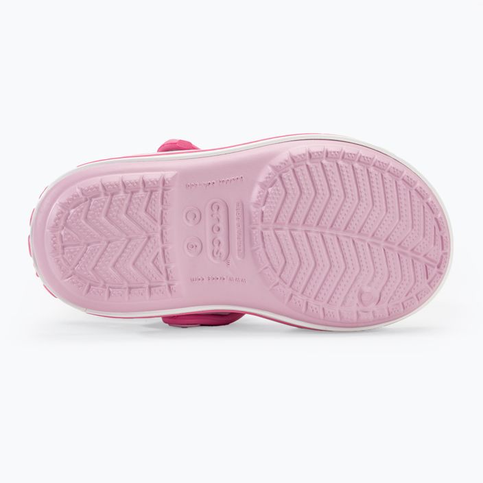 Crocs Crockband Дитячі сандалі балерина рожевий 4