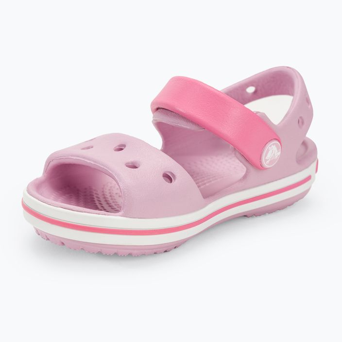 Crocs Crockband Дитячі сандалі балерина рожевий 7