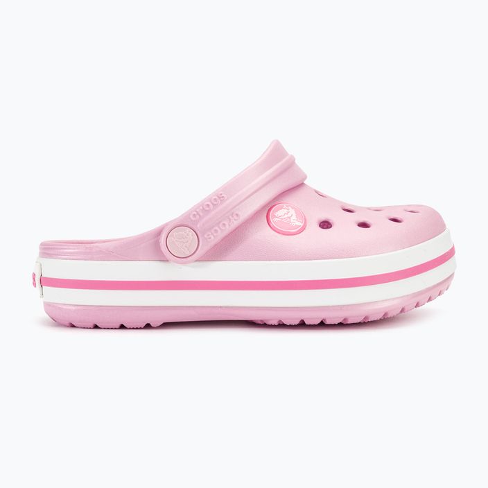 Дитячі шльопанці Crocs Crocband Clog ballerina рожеві 4