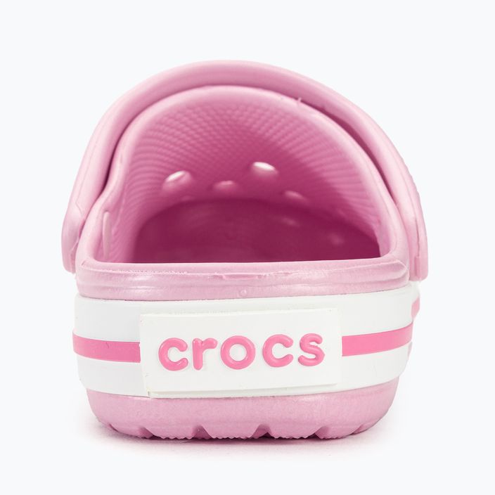 Дитячі шльопанці Crocs Crocband Clog ballerina рожеві 8