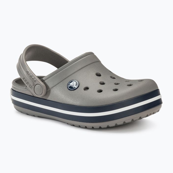 Шльопанці дитячі Crocs Crocband Clog smoke/navy 2