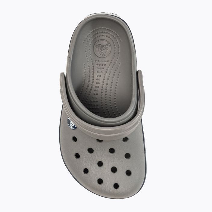 Дитячі шльопанці Crocs Crocband Clog дим/синій 6