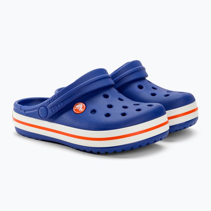Дитячі шльопанці Crocs Crocband Clog блакитно-сині 6