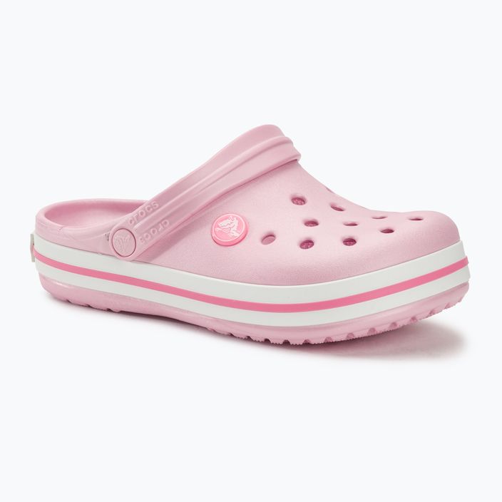 Дитячі шльопанці Crocs Crocband Clog ballerina рожеві