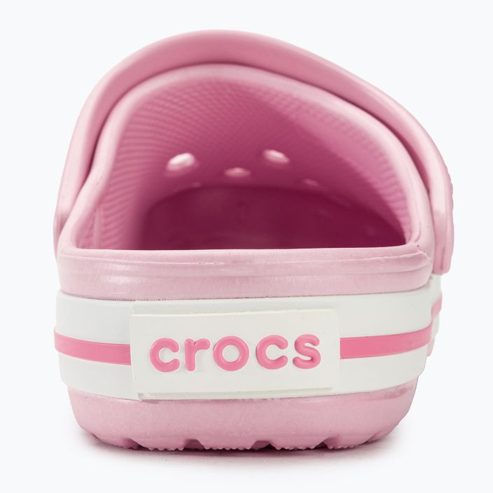 Дитячі шльопанці Crocs Crocband Clog ballerina рожеві 8