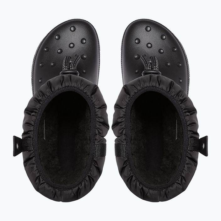 Жіночі снігоступи Crocs Classic Neo Puff Luxe чорні 11