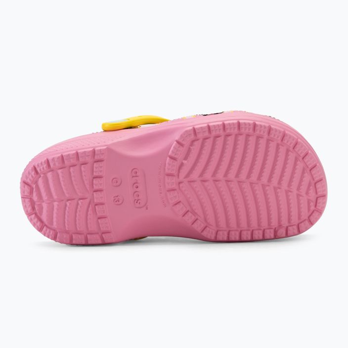 Шльопанці дитячі Crocs Ron English Party Animals Classic Clog Kids pink lemonade/multi 6