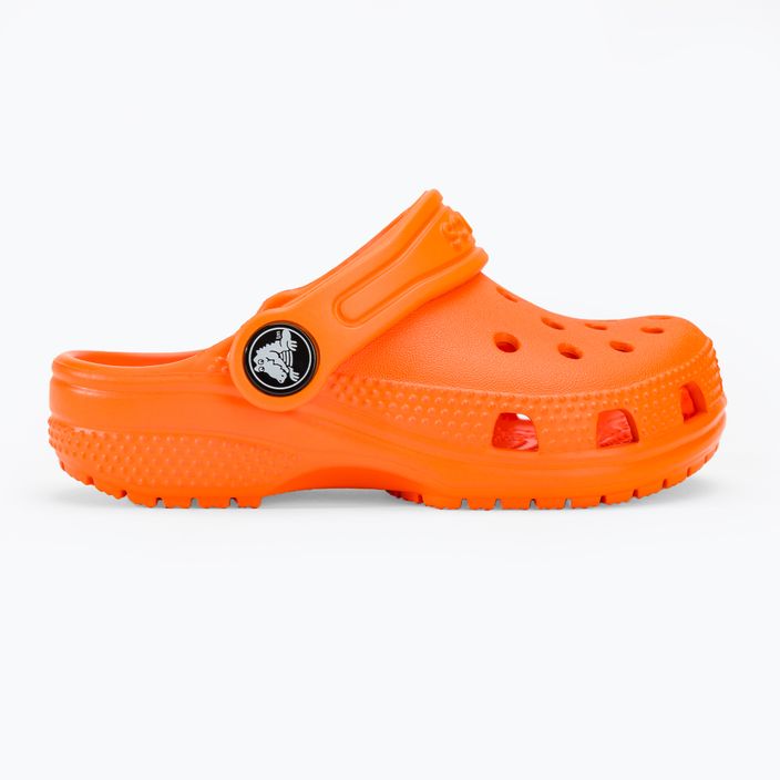 Дитячі шльопанці Crocs Classic Clog T orange zing 3