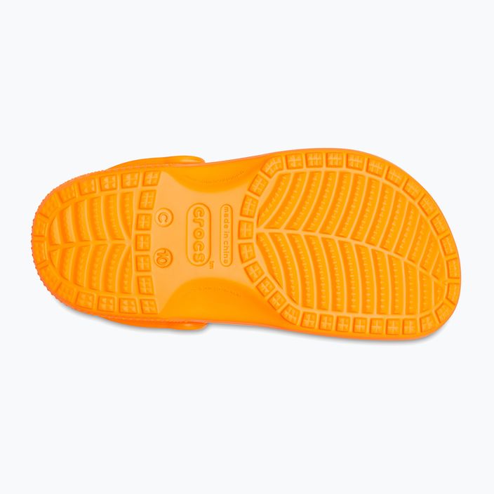 Дитячі шльопанці Crocs Classic Clog T orange zing 14