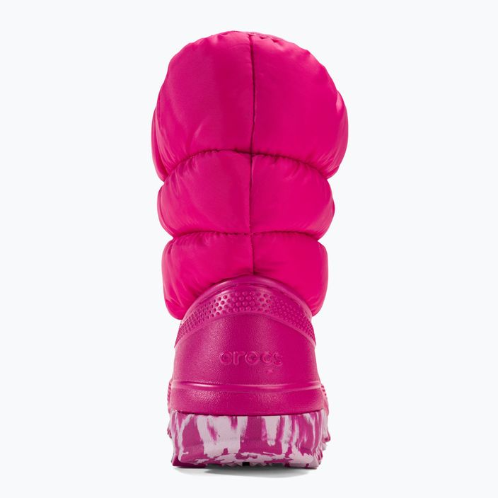 Дитячі снігоступи Crocs Classic Neo Puff цукерково-рожеві 6