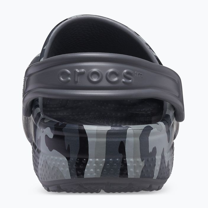 Шльопанці дитячі Crocs Classic Camo Clog T black/grey 13