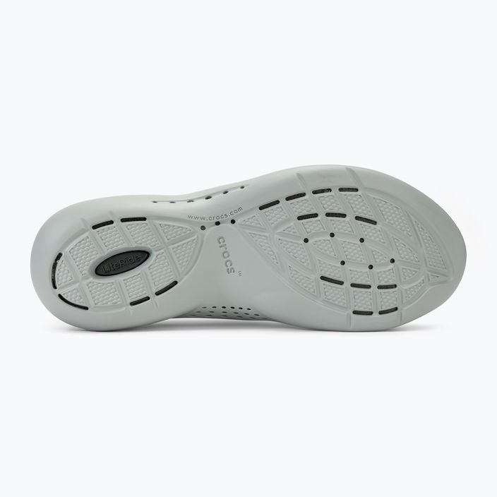 Чоловічі туфлі Crocs LiteRide 360 Pacer ззаду / солоно-сірі 4