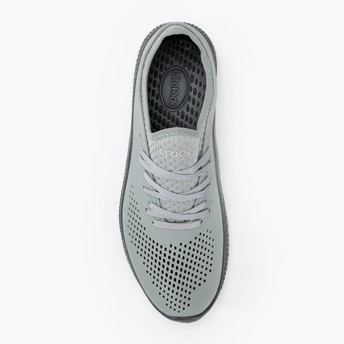 Чоловічі туфлі Crocs LiteRide 360 Pacer світло-сірі / сланцево-сірі 5