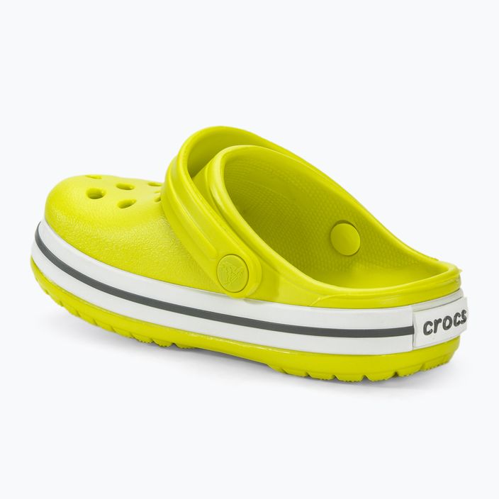 Дитячі шльопанці Crocs Crocband Clog цитрусовий/сірий 4