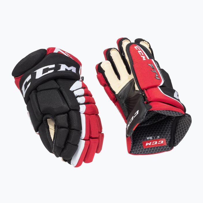 Рукавиці хокейні CCM JetSpeed FT4 SR black/red/white